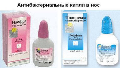 Антибактеріальні краплі в ніс для дітей