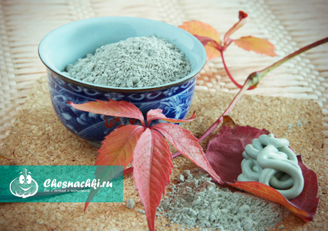 Блакитна глина – властивості та застосування