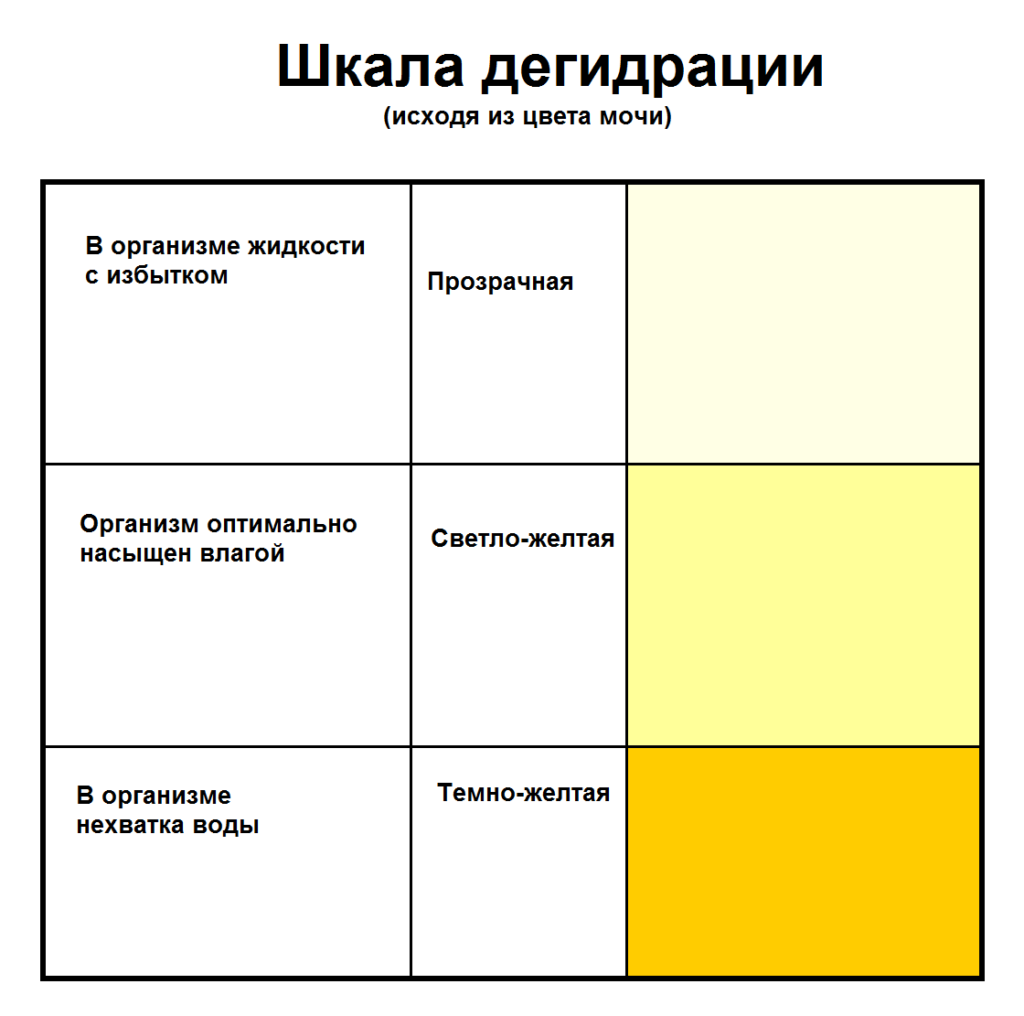 Чому сеча стає помаранчевої