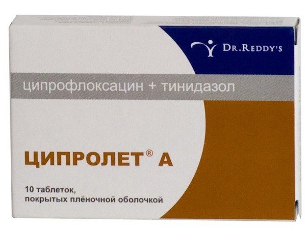 Ципролет застосування при гаймориті