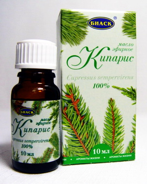 Ефірне масло кипариса для обличчя