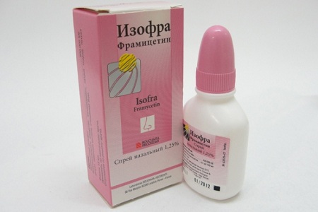 Изофра – лікування гаймориту спреї для носа
