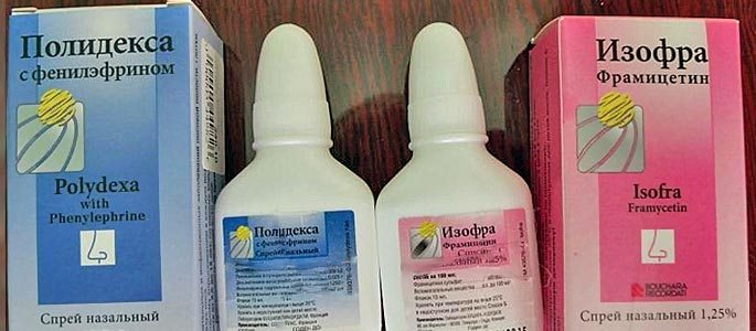 Изофра – лікування гаймориту спреї для носа