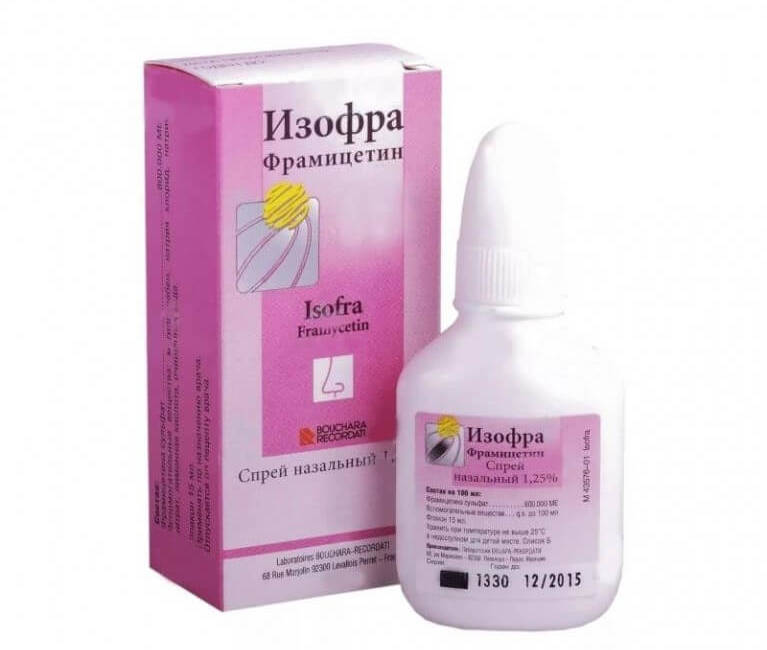 Изофра препарат для усунення бактеріального риніту