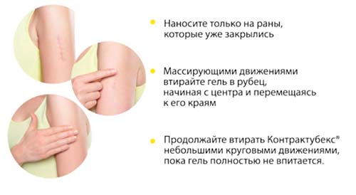 Контрактубекс від шрамів після прищів
