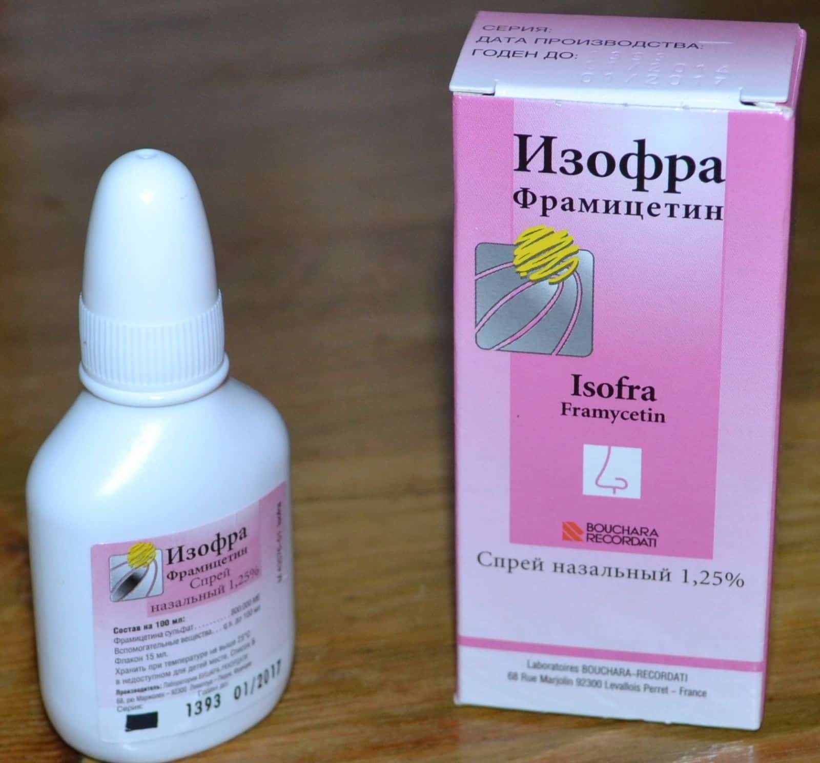 Краплі від гаймориту з антибіотиком в ніс – назальні спреї