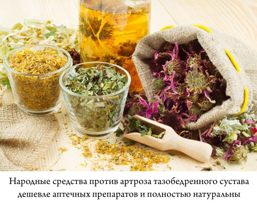Лікування коксартрозу народними засобами в домашніх умовах