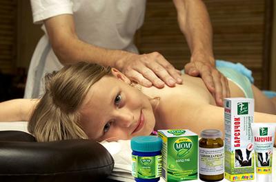 Мазь для розтирання при кашлі для дітей