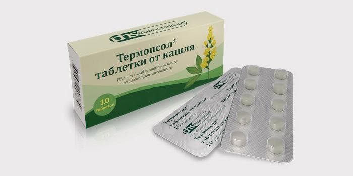 Натуральні таблетки від кашлю з термопсисом Натуральні таблетки від кашлю з термопсисом