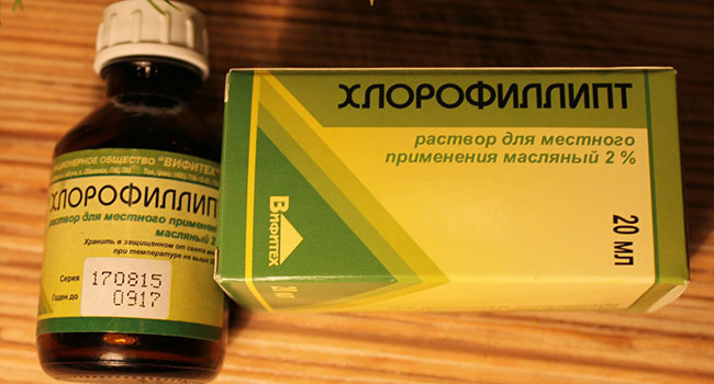 Особливості застосування хлорофіліпту при ангіні